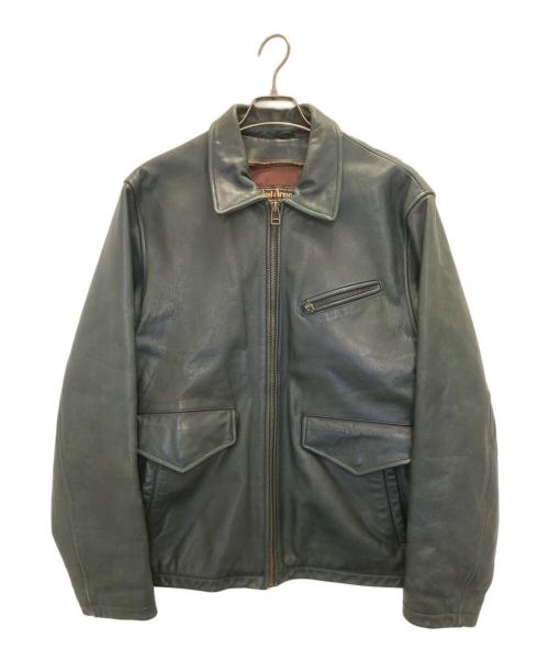 Wind Armor（ウィンドアーマー）Wind Armor (ウィンドアーマー) シングルライダースジャケット グリーン サイズ:Lの古着・服飾アイテム