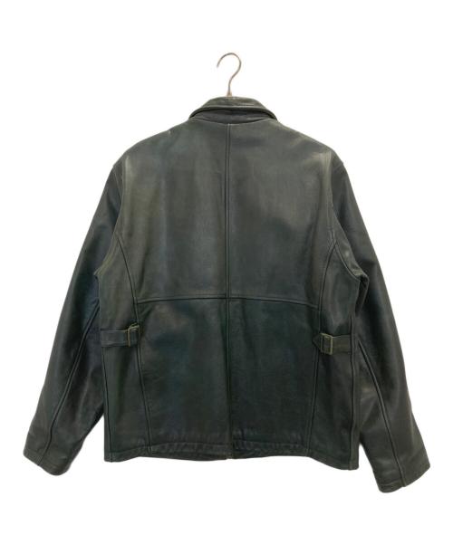 Wind Armor（ウィンドアーマー）Wind Armor (ウィンドアーマー) シングルライダースジャケット グリーン サイズ:Lの古着・服飾アイテム