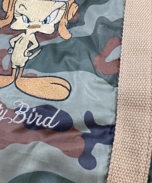TOYS MCCOY（トイズマッコイ）TOYS MCCOY (トイズマッコイ) Warner Bros. (ワーナー・ブラザーズ) U.S. AIR FORCE  HELMET BAG TWEETY LITTLE BIRD オリーブの古着・服飾アイテム