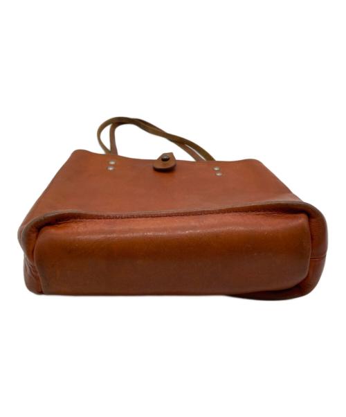 RED MOON（レッドムーン）RED MOON (レッドムーン) レザートートバッグ ブラウンの古着・服飾アイテム