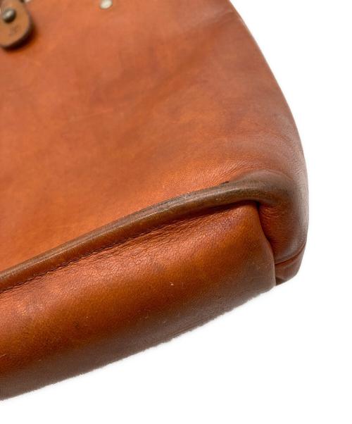 RED MOON（レッドムーン）RED MOON (レッドムーン) レザートートバッグ ブラウンの古着・服飾アイテム