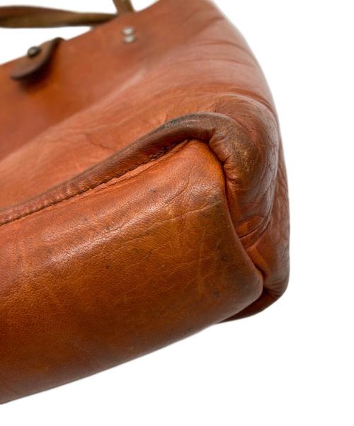 RED MOON（レッドムーン）RED MOON (レッドムーン) レザートートバッグ ブラウンの古着・服飾アイテム
