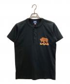 Pherrow'sフェローズ）の古着「ヘンリーネックTee」｜ブラック