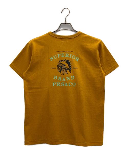 Pherrow's（フェローズ）PHERROW'S (フェローズ) indian head T-SHIRTS イエロー サイズ:M 未使用品の古着・服飾アイテム
