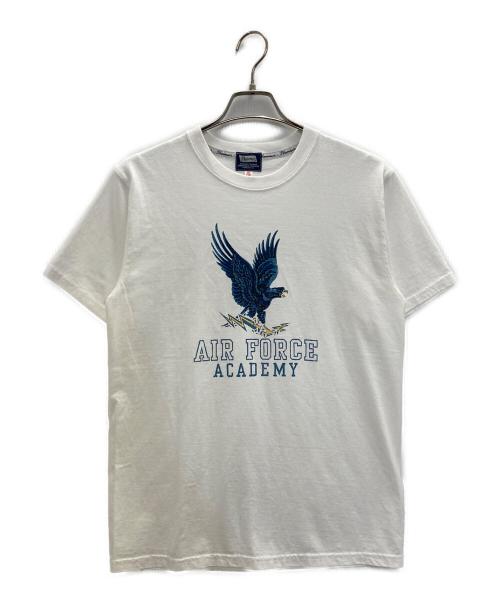 Pherrow's（フェローズ）PHERROW'S (フェローズ) AIR FORCE ACADEMY T-SHIRTS ホワイト サイズ:Ｍ 未使用品の古着・服飾アイテム