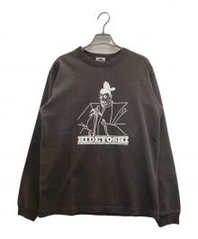 Pherrow's（フェローズ）の古着「L/ST-SHIRTS」｜ブラック