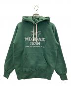 Pherrow'sフェローズ）の古着「PRINT HOODIE」｜グリーン