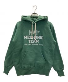 Pherrow's（フェローズ）の古着「PRINT HOODIE」｜グリーン