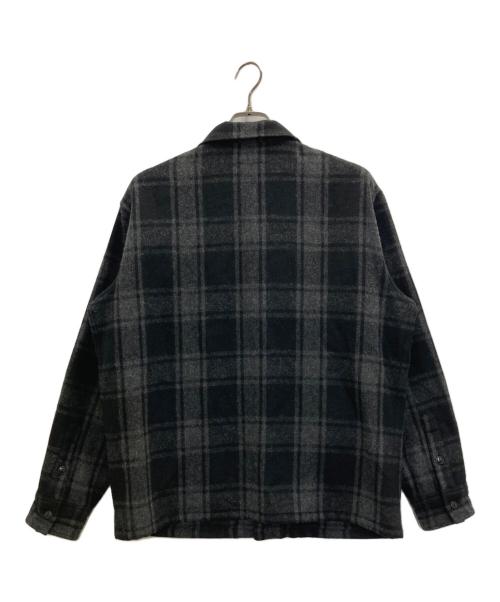 The Stevenson Overall Co.（スティーブンソン オーバーオールズ）The Stevenson Overall Co. (スティーブンソン オーバーオールズ) ウールハンティングシャツ ブラック サイズ:Ｌの古着・服飾アイテム