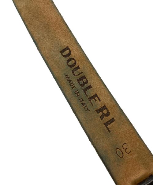 RRL（ダブルアールエル）RRL (ダブルアールエル) Vincennes Leather Belt ブラウンの古着・服飾アイテム