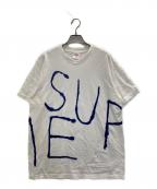 SUPREMEシュプリーム）の古着「25SS Painted Tee」｜ホワイト×ブルー