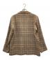 AURALEE (オーラリー) WOOL SERGE CHECK JACKET ブラウン サイズ:4：19000円