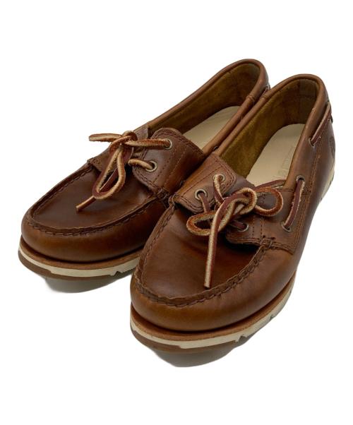 Timberland（ティンバーランド）Timberland (ティンバーランド) デッキシューズ ブラウン サイズ:24.5の古着・服飾アイテム