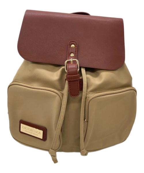 GASTON LUGA（ガストンルーガ）GASTON LUGA (ガストンルーガ) デイパック ベージュの古着・服飾アイテム