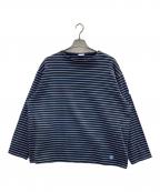 ORCIVALオーシバル）の古着「ボーダーカットソー」｜ブルー