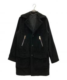 CHRISTIAN DADA（クリスチャンダダ）の古着「ボアカラーコート」｜ブラック