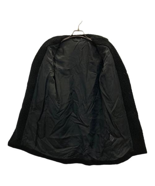 CHRISTIAN DADA（クリスチャンダダ）CHRISTIAN DADA (クリスチャンダダ) ボアカラーコート ブラック サイズ:44の古着・服飾アイテム