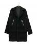 CHRISTIAN DADA（クリスチャンダダ）の古着「ボアカラーコート」｜ブラック