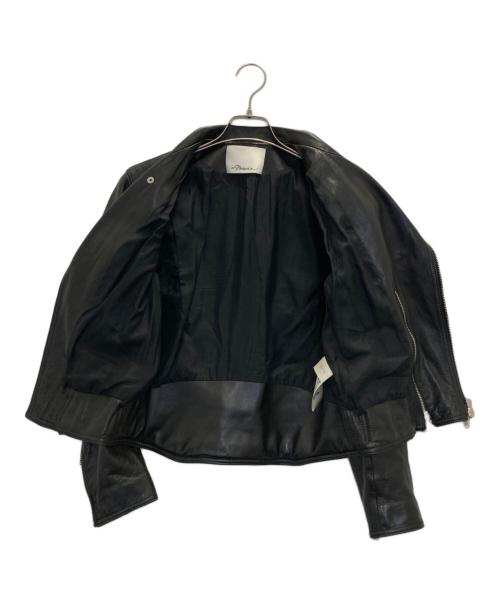 3.1 phillip lim（スリーワンフィリップリム）3.1 phillip lim (スリーワンフィリップリム) ラムレザーダブルライダースジャケット ブラック サイズ:表記なしの古着・服飾アイテム
