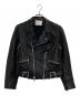 3.1 phillip lim（スリーワンフィリップリム）の古着「ラムレザーダブルライダースジャケット」｜ブラック