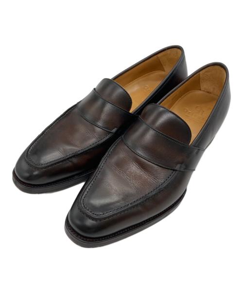 Oriental shoemaker（オリエンタルシューメーカー）ORIENTAL Shoemaker (オリエンタルシューメーカー) コインローファー ブラウン サイズ:6の古着・服飾アイテム