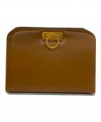 Salvatore Ferragamoサルヴァトーレ フェラガモ）の古着「ガンチーニチェーンショルダーバッグ」｜ブラウン