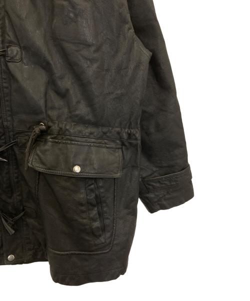 wilsons leather（ウィルソンズレザー）wilsons leather (ウィルソンズレザー) レザーコート ブラック サイズ:Ｌの古着・服飾アイテム