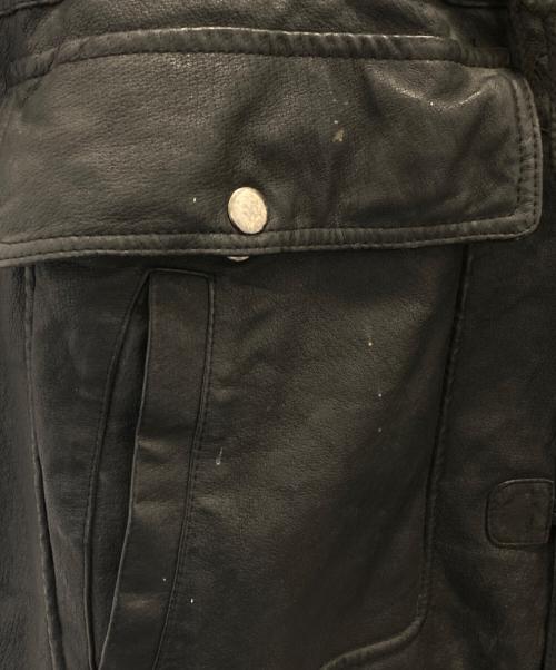 wilsons leather（ウィルソンズレザー）wilsons leather (ウィルソンズレザー) レザーコート ブラック サイズ:Ｌの古着・服飾アイテム