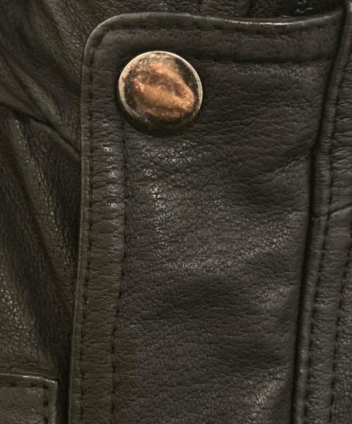 wilsons leather（ウィルソンズレザー）wilsons leather (ウィルソンズレザー) レザーコート ブラック サイズ:Ｌの古着・服飾アイテム