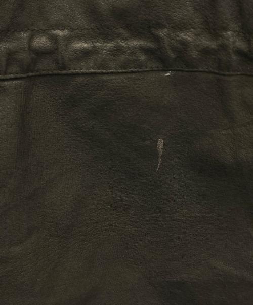 wilsons leather（ウィルソンズレザー）wilsons leather (ウィルソンズレザー) レザーコート ブラック サイズ:Ｌの古着・服飾アイテム