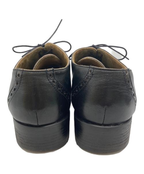 TIVERTON & CO.（ティヴァートン・アンド・カンパニー）TIVERTON & CO. (ティヴァートン・アンド・カンパニー) ウィングチップシューズ ブラック サイズ:26㎝の古着・服飾アイテム