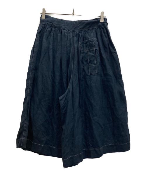 NIGEL CABOURN（ナイジェルケーボン）NIGEL CABOURN (ナイジェルケーボン) リネンハーフパンツ ネイビー サイズ:8の古着・服飾アイテム