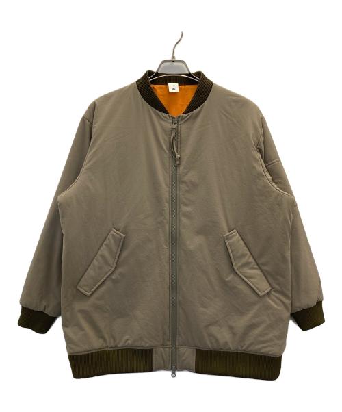DESCENTE（デサント）DESCENTE (デサント) SALON adam et rope (サロンアダムエロペ) 中綿ブルゾン オリーブ サイズ:mの古着・服飾アイテム