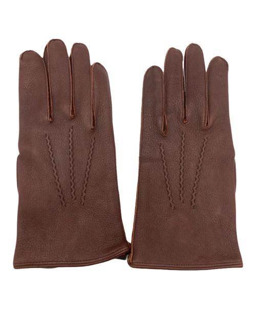 Dents（デンツ）Dents (デンツ) ディアスキンレザーグローブ ブラウン 未使用品の古着・服飾アイテム