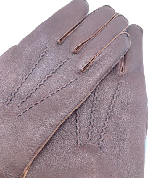 Dents（デンツ）Dents (デンツ) ディアスキンレザーグローブ ブラウン 未使用品の古着・服飾アイテム