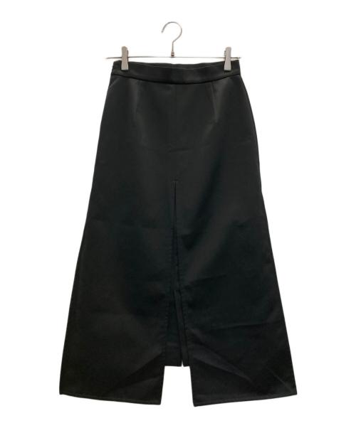 ADORE（アドーア）ADORE (アドーア) ボンディングサテンスカート ブラック サイズ:36の古着・服飾アイテム