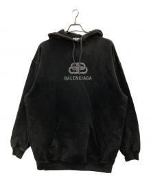 BALENCIAGA（バレンシアガ）の古着「BBロゴパーカー」｜ブラック