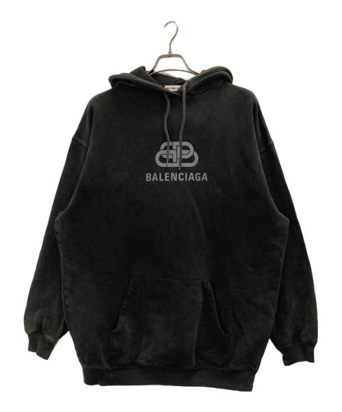 BALENCIAGA（バレンシアガ）BALENCIAGA (バレンシアガ) BBロゴパーカー ブラック サイズ:XSの古着・服飾アイテム
