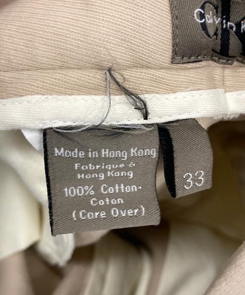 Calvin Klein（カルバンクライン）Calvin Klein (カルバンクライン) パンツ ベージュ サイズ:33の古着・服飾アイテム