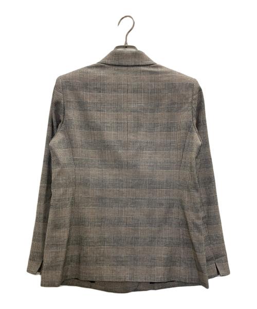 K.T KIYOKO TAKASE（ケーティー キヨコタカセ）K.T KIYOKO TAKASE (ケーティー キヨコタカセ) グレンチェックダブルジャケット ベージュ サイズ:5の古着・服飾アイテム