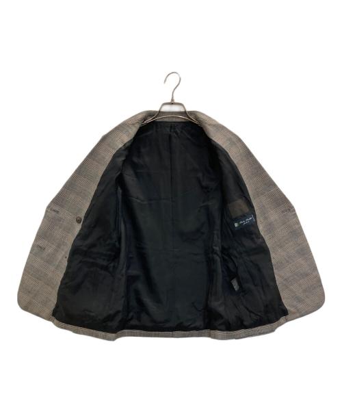 K.T KIYOKO TAKASE（ケーティー キヨコタカセ）K.T KIYOKO TAKASE (ケーティー キヨコタカセ) グレンチェックダブルジャケット ベージュ サイズ:5の古着・服飾アイテム