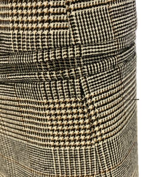 K.T KIYOKO TAKASE（ケーティー キヨコタカセ）K.T KIYOKO TAKASE (ケーティー キヨコタカセ) グレンチェックダブルジャケット ベージュ サイズ:5の古着・服飾アイテム