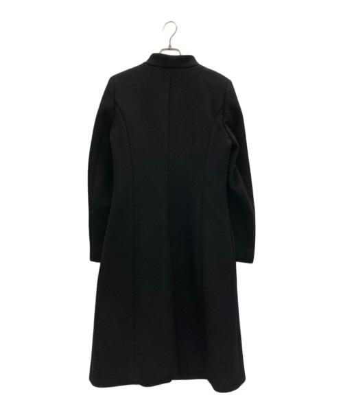 EPOCA（エポカ）EPOCA (エポカ) ノーカラーロングコート ブラック サイズ:42の古着・服飾アイテム