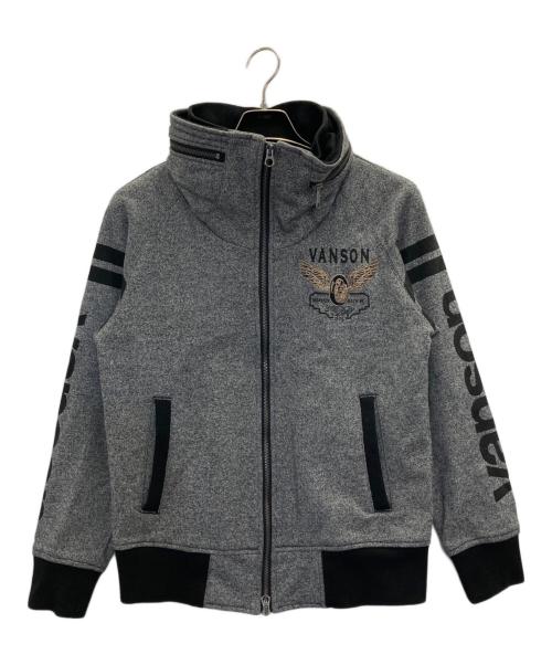 VANSON（バンソン）VANSON (バンソン) スウェットパーカー グレー サイズ:Mの古着・服飾アイテム