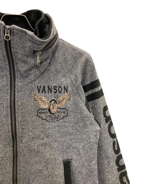 VANSON（バンソン）VANSON (バンソン) スウェットパーカー グレー サイズ:Mの古着・服飾アイテム