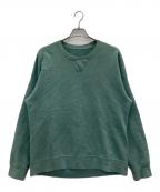 VISVIMビズビム）の古着「JUMBO SB SWEAT L/S DMGD」｜グリーン