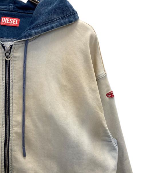 DIESEL（ディーゼル）DIESEL (ディーゼル) パーカー デニム D-GIR-S TRACK インディゴ サイズ:XLの古着・服飾アイテム