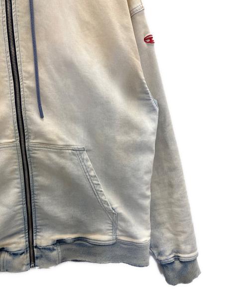 DIESEL（ディーゼル）DIESEL (ディーゼル) パーカー デニム D-GIR-S TRACK インディゴ サイズ:XLの古着・服飾アイテム