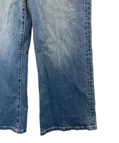 Snidel（スナイデル）Snidel (スナイデル) ハイウエストフレアデニムパンツ ブルー 未使用品の古着・服飾アイテム