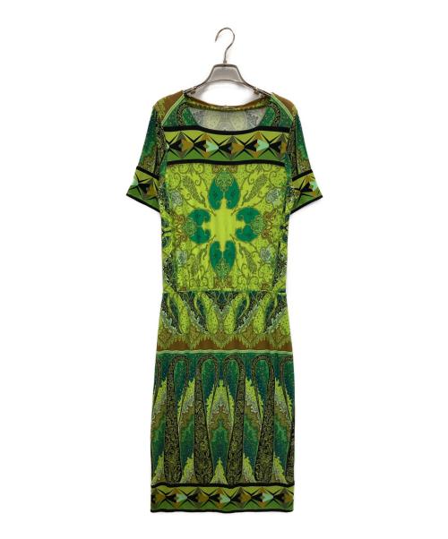 ETRO（エトロ）ETRO (エトロ) 総柄ワンピース グリーン サイズ:表記なしの古着・服飾アイテム